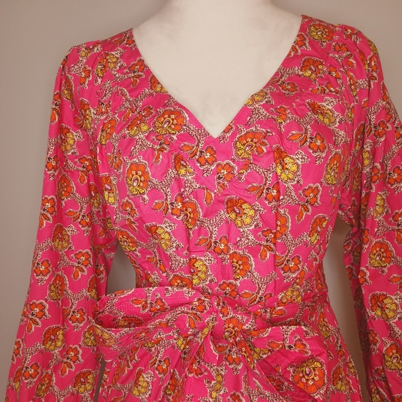 J. Crew Collection Printed Ratti Italian Fabric Maxi Dress - Picture 4 of 9